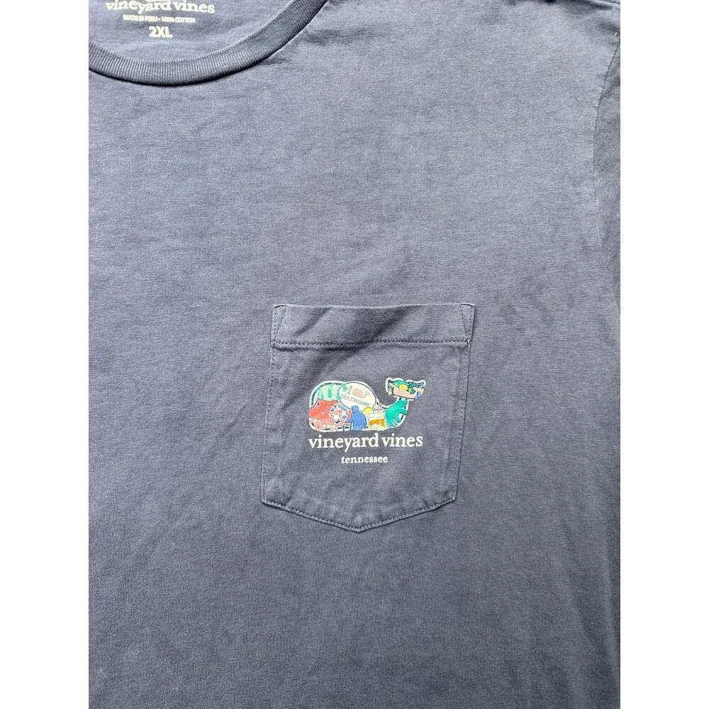 Vineyard Vines Tennessee t shirt 100% cotton 2xl - Picture 2 of 11